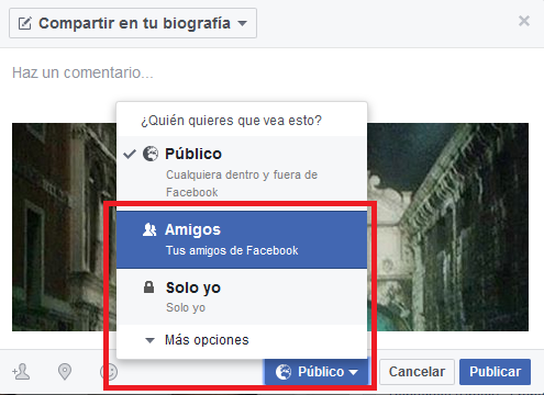 En la medida de lo posible deberemos evitar compartir información de forma pública porque cualquier lo pueda ver. Tener una actitud prudente y no compartir con nadie cualquier información que luego nos podamos arrepentir.